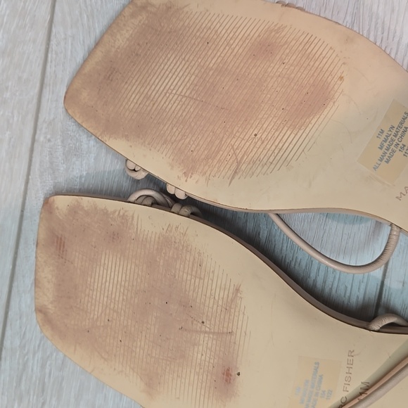 Marck Fisher Women Malyn Square Toe Heels Lace Up Shoes Sandals Sz 11M - Picture 9 of 12